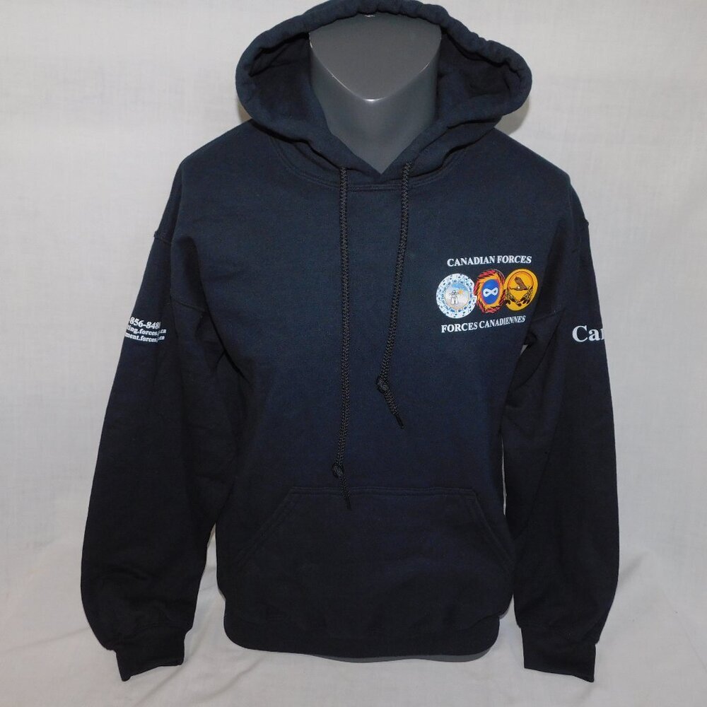 Gildan Navy Canadian Forces Logo Hoodie